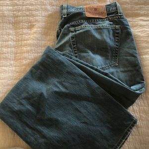 Men's Distressed Lucky Brand jeans, Size 36.